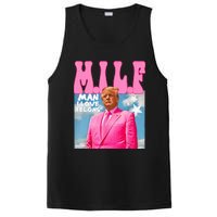 M.I.L.F Man I Love Felons Funny Trump 2024 Election PosiCharge Competitor Tank