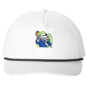 Meet Me In The Penalty Box Funny Ice Hockey Gift Snapback Five-Panel Rope Hat