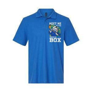 Meet Me In The Penalty Box Funny Ice Hockey Gift Softstyle Adult Sport Polo