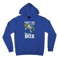 Meet Me In The Penalty Box Funny Ice Hockey Gift Tall Hoodie