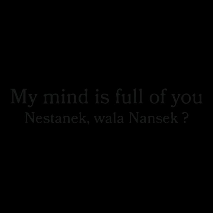 My Mind Is Full Of You Nestanek Wala Nansek Impact Tech Backpack