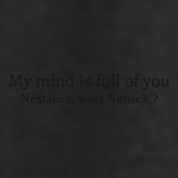 My Mind Is Full Of You Nestanek Wala Nansek 25L Jumbo Tote