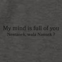My Mind Is Full Of You Nestanek Wala Nansek Vector Backpack