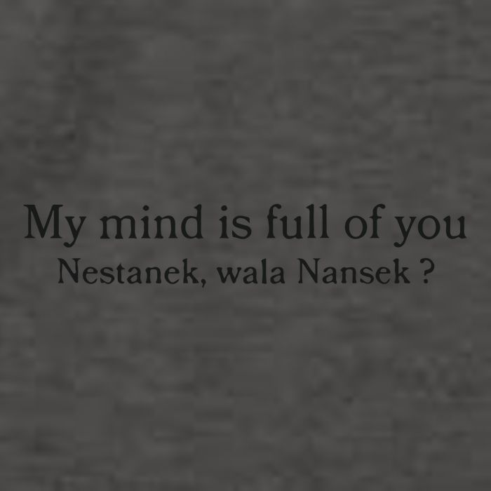 My Mind Is Full Of You Nestanek Wala Nansek Vector Backpack