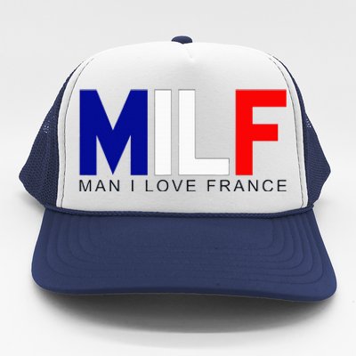 Milf Man I Love France Funny Adult Naughty Trucker Hat