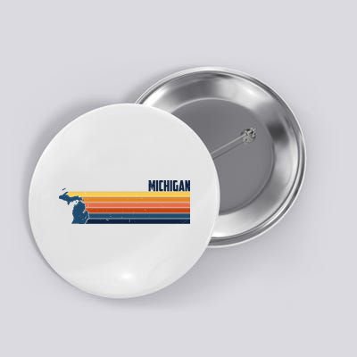 Retro Vintage Michigan Button