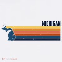 Retro Vintage Michigan Poster