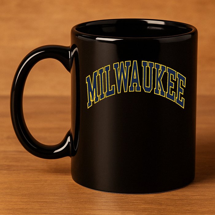 Milwaukee 11oz C Handle Ceramic Mug