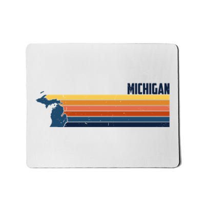 Retro Vintage Michigan Mousepad