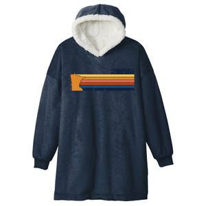 Retro Vintage Minnesota Hooded Wearable Blanket