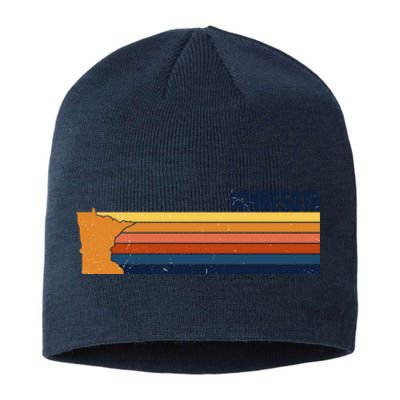 Retro Vintage Minnesota Sustainable Beanie