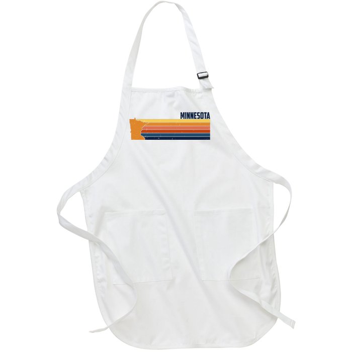 Retro Vintage Minnesota Full-Length Apron With Pockets