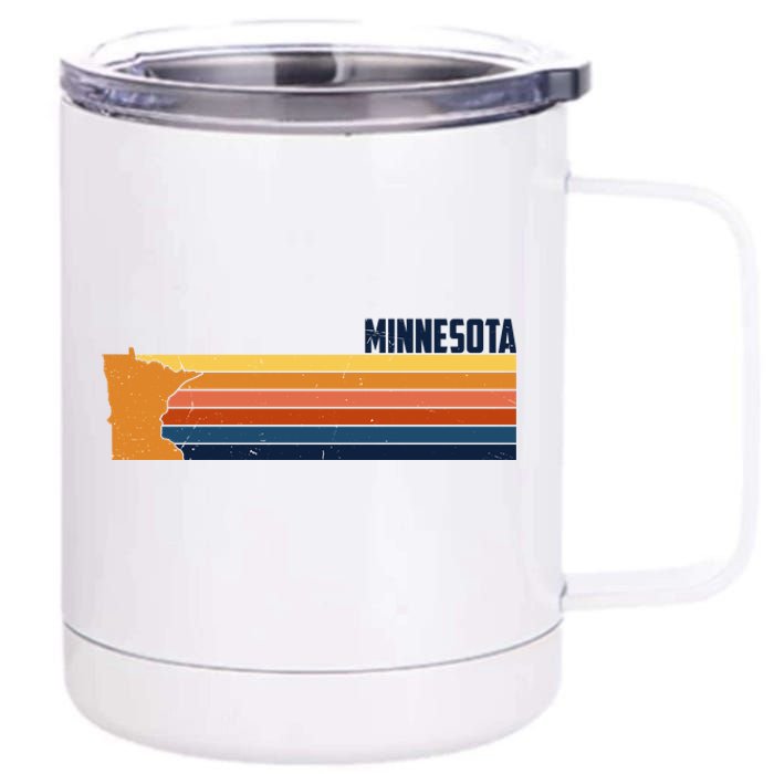 Retro Vintage Minnesota 12 oz Stainless Steel Tumbler Cup