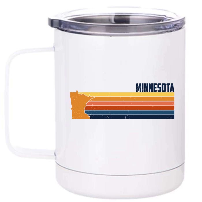 Retro Vintage Minnesota 12 oz Stainless Steel Tumbler Cup