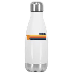 Retro Vintage Minnesota Stainless Steel Insulated Water Bottle