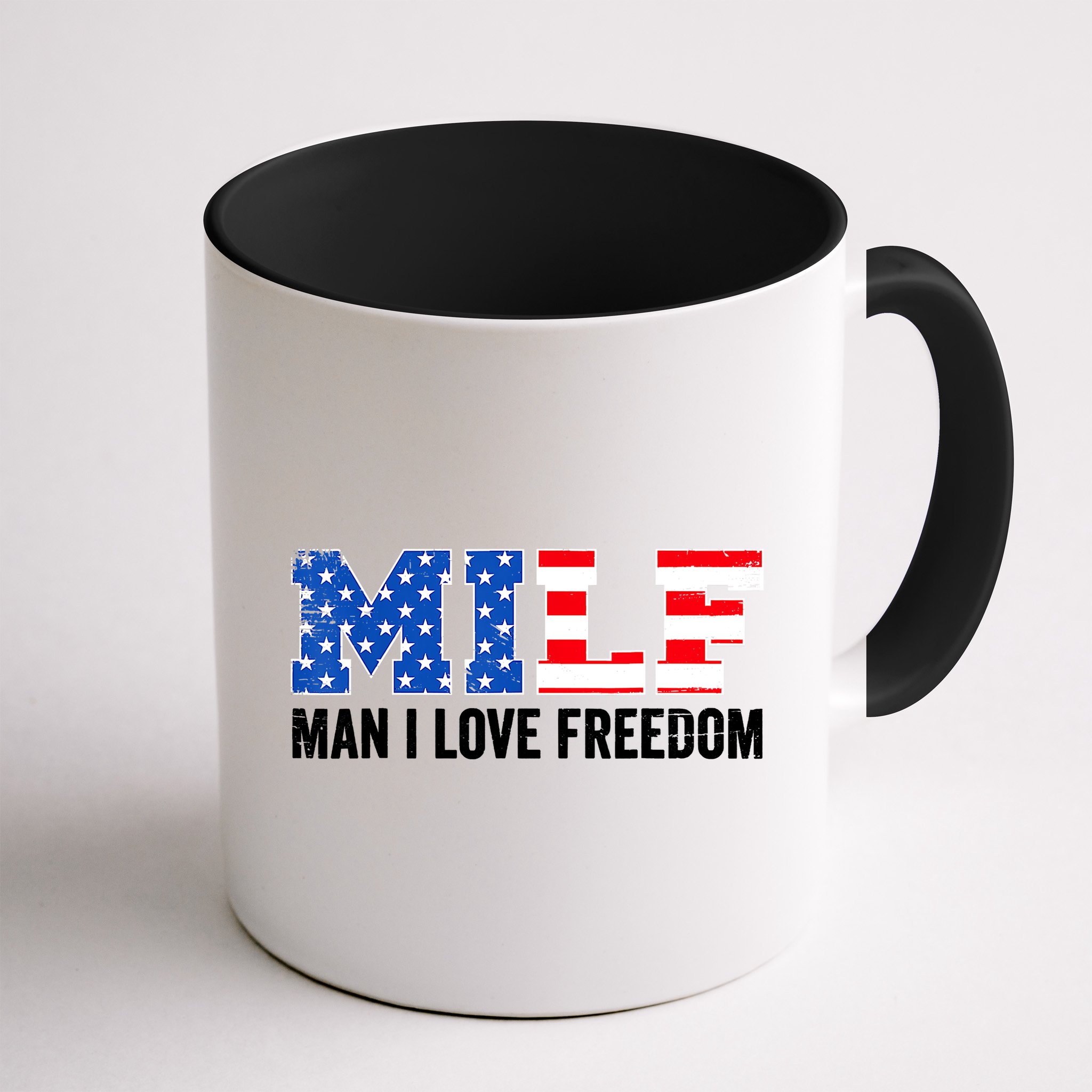 MILF Man I Love Freedom Funny Patriotic American 4th Of July Mug