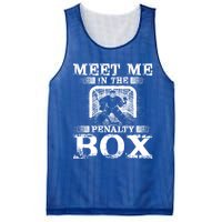 Meet Me In The Penalty Box Funny Ice Hockey Goalie Gift Mesh Reversible Basketball Jersey Tank