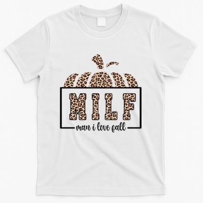 MILF Man I Love Fall Cheetah Pumpkin Cute T-Shirt