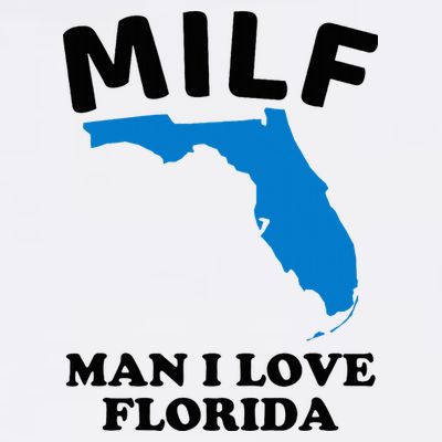 Milf Man I Love Florida Funny Miami United States Tampa T-Shirt