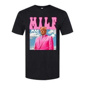 Milf Man I Love Felons Funny Trump 2024 For President Softstyle CVC T-Shirt