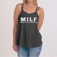 MILF Man I Love Fishing Women's Strappy Tank