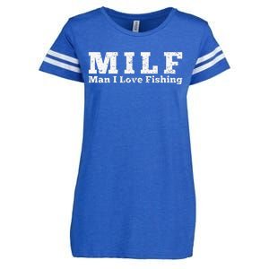 MILF Man I Love Fishing Enza Ladies Jersey Football T-Shirt