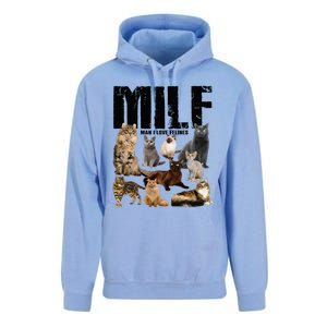 Milf Man I Love Felines Unisex Surf Hoodie