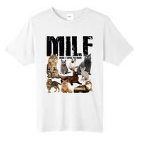 Milf Man I Love Felines Tall Fusion ChromaSoft Performance T-Shirt