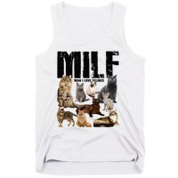 Milf Man I Love Felines Tank Top