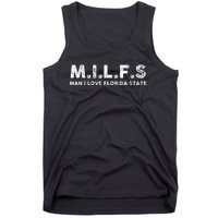 Milfs Man I Love Florida States Vintage Tank Top