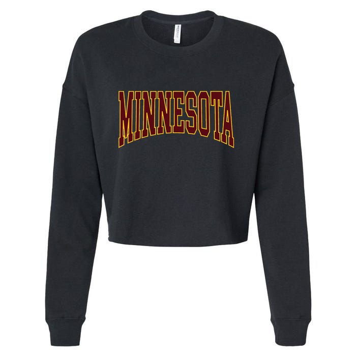 Minnesota Cropped Pullover Crew