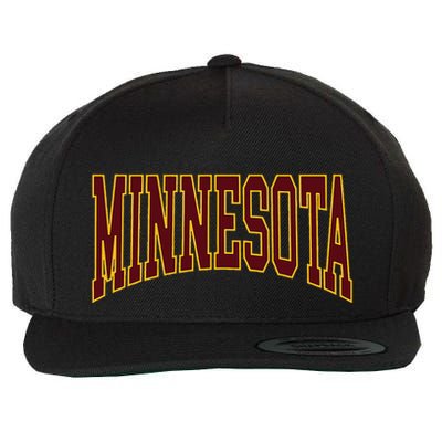 Minnesota Wool Snapback Cap