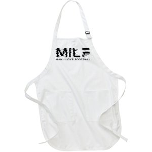 MILF Man I Love Football Full-Length Apron With Pockets