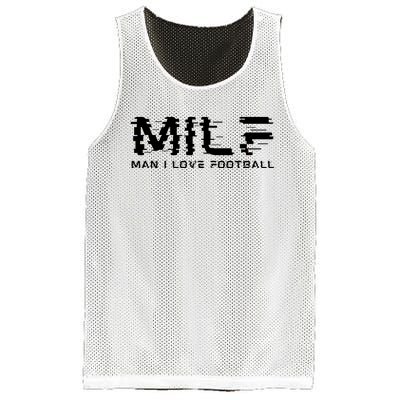 MILF Man I Love Football Mesh Reversible Basketball Jersey Tank