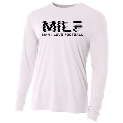 MILF Man I Love Football Cooling Performance Long Sleeve Crew