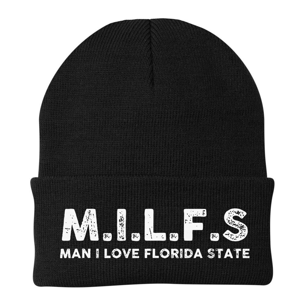 MILFS Man I Love Florida States Vintage Beanie