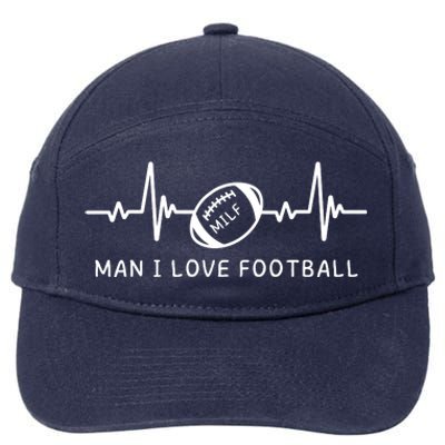 MILF Man I Love Football 7-Panel Snapback Hat