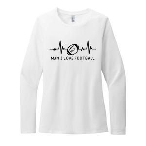 MILF Man I Love Football Womens CVC Long Sleeve Shirt