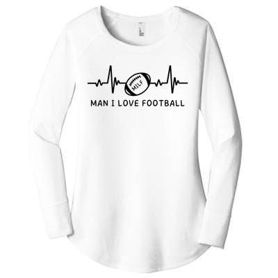 MILF Man I Love Football Women's Perfect Tri Tunic Long Sleeve Shirt