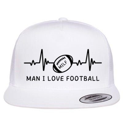 MILF Man I Love Football Flat Bill Trucker Hat