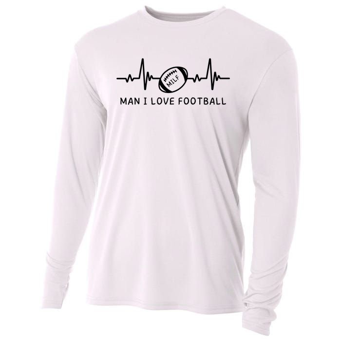 MILF Man I Love Football Cooling Performance Long Sleeve Crew