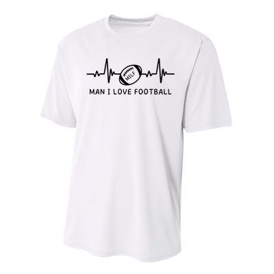 MILF Man I Love Football Performance Sprint T-Shirt