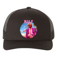 Milf Man I Love Felons Funny Trump Flamingo Pink 2024 Yupoong Adult 5-Panel Trucker Hat