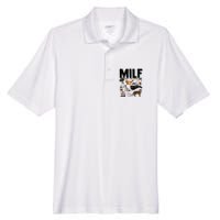 MILF Man I Love Felines Funny Cats Men's Origin Performance Pique Polo