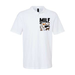 MILF Man I Love Felines Funny Cats Softstyle Adult Sport Polo