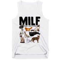 MILF Man I Love Felines Funny Cats Tank Top