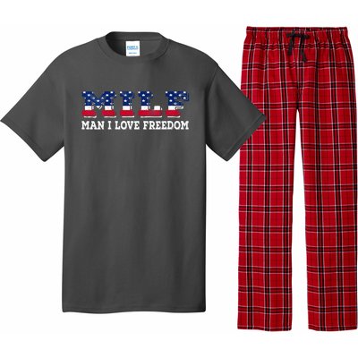 MILF Man I Love Freedom Funny Patriotic Pajama Set