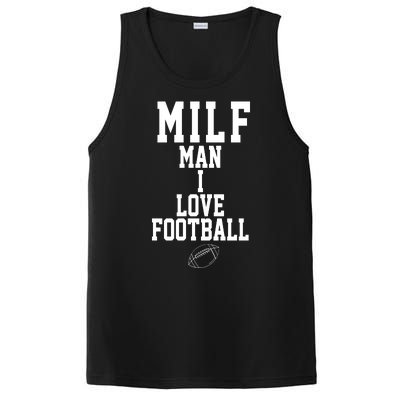 MILF Man I Love Football Funny PosiCharge Competitor Tank