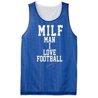 MILF Man I Love Football Funny Mesh Reversible Basketball Jersey Tank