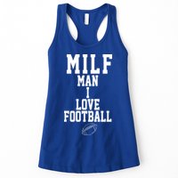 MILF Man I Love Football Funny Womens Tank Top